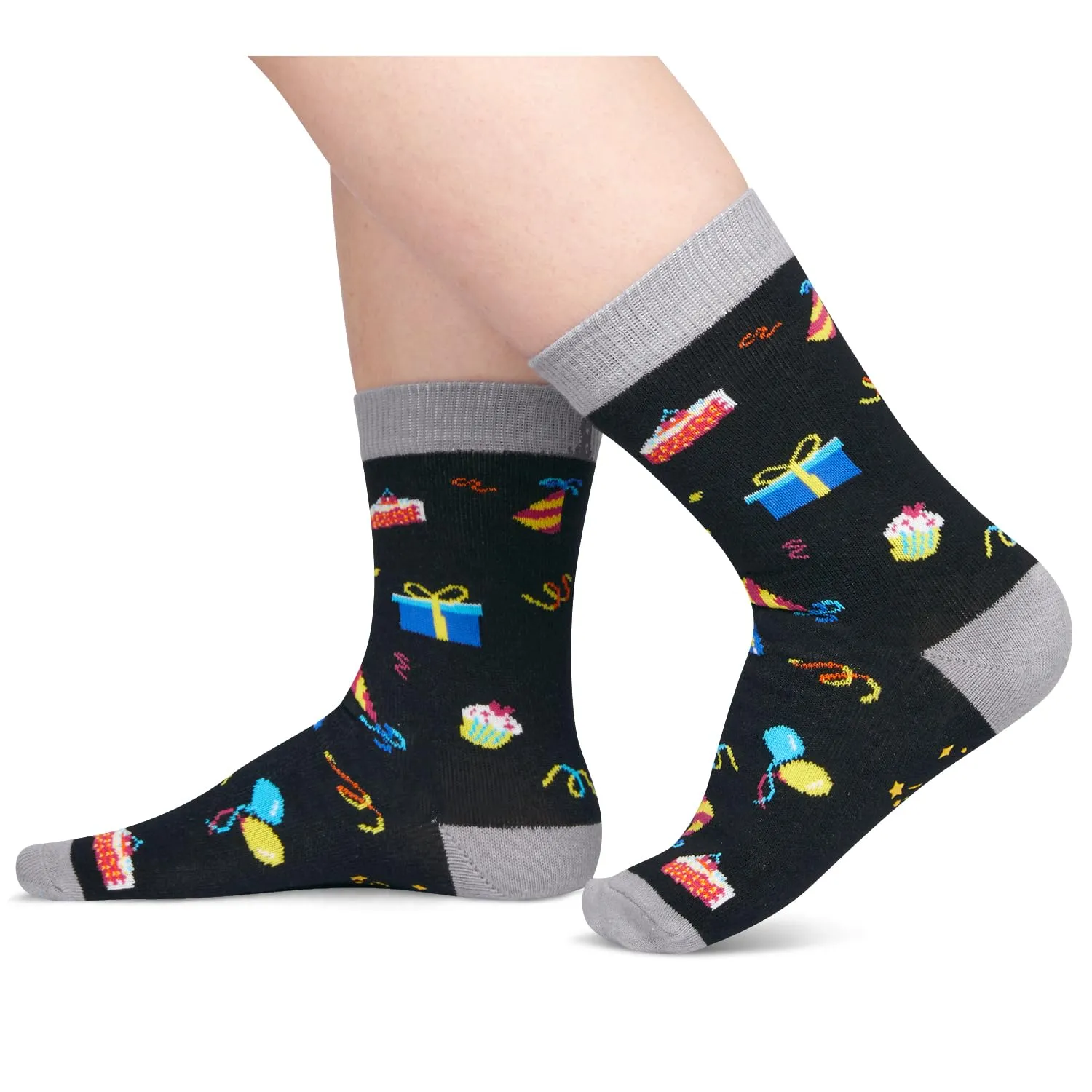 10 Year Old Birthday Gifts Ideas for Boys - Socks for Kids Age 10, Presents for 10 Year Old Tween Boys, Birthday Gift Box with Greeting Card