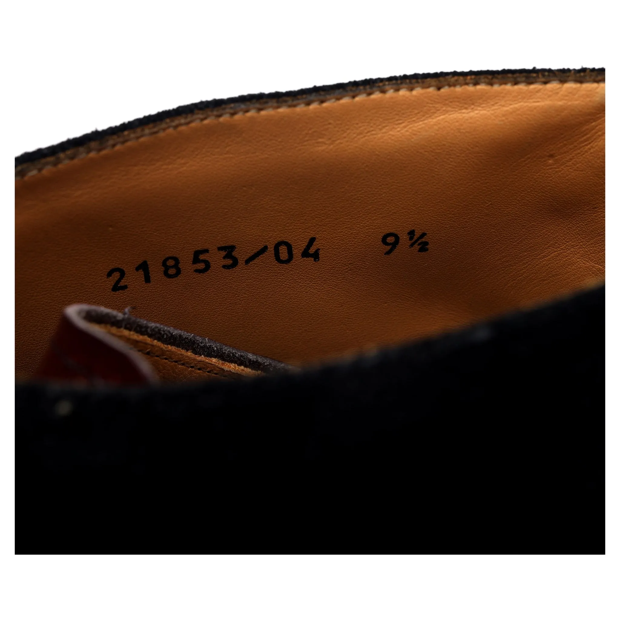 '21853' Burgundy Leather Boots UK 9.5