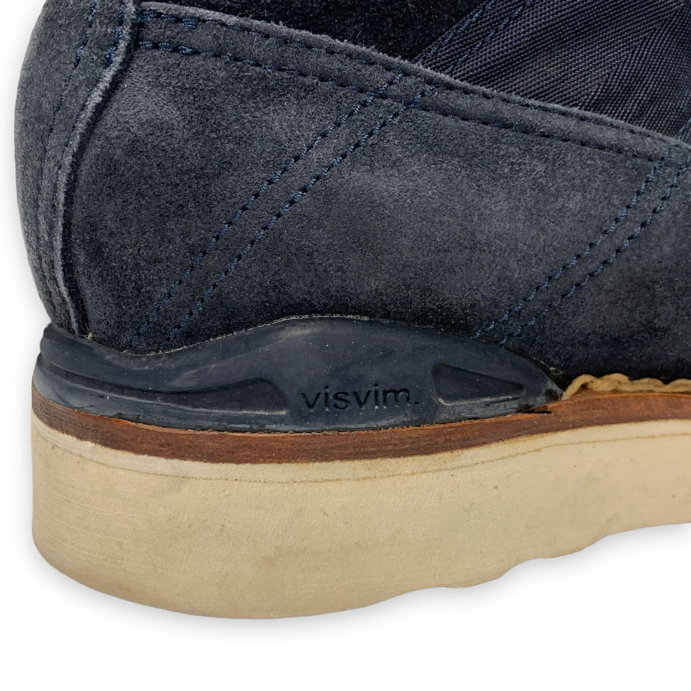 [8] Visvim Beard Boots Folk Suede