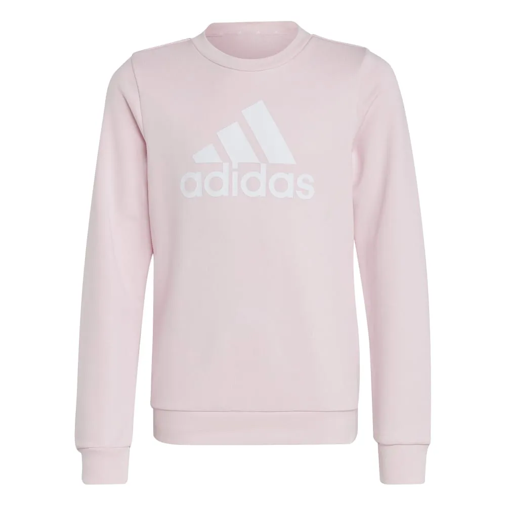 Adidas Girls Essentials Big Logo Cotton Sweatshirt