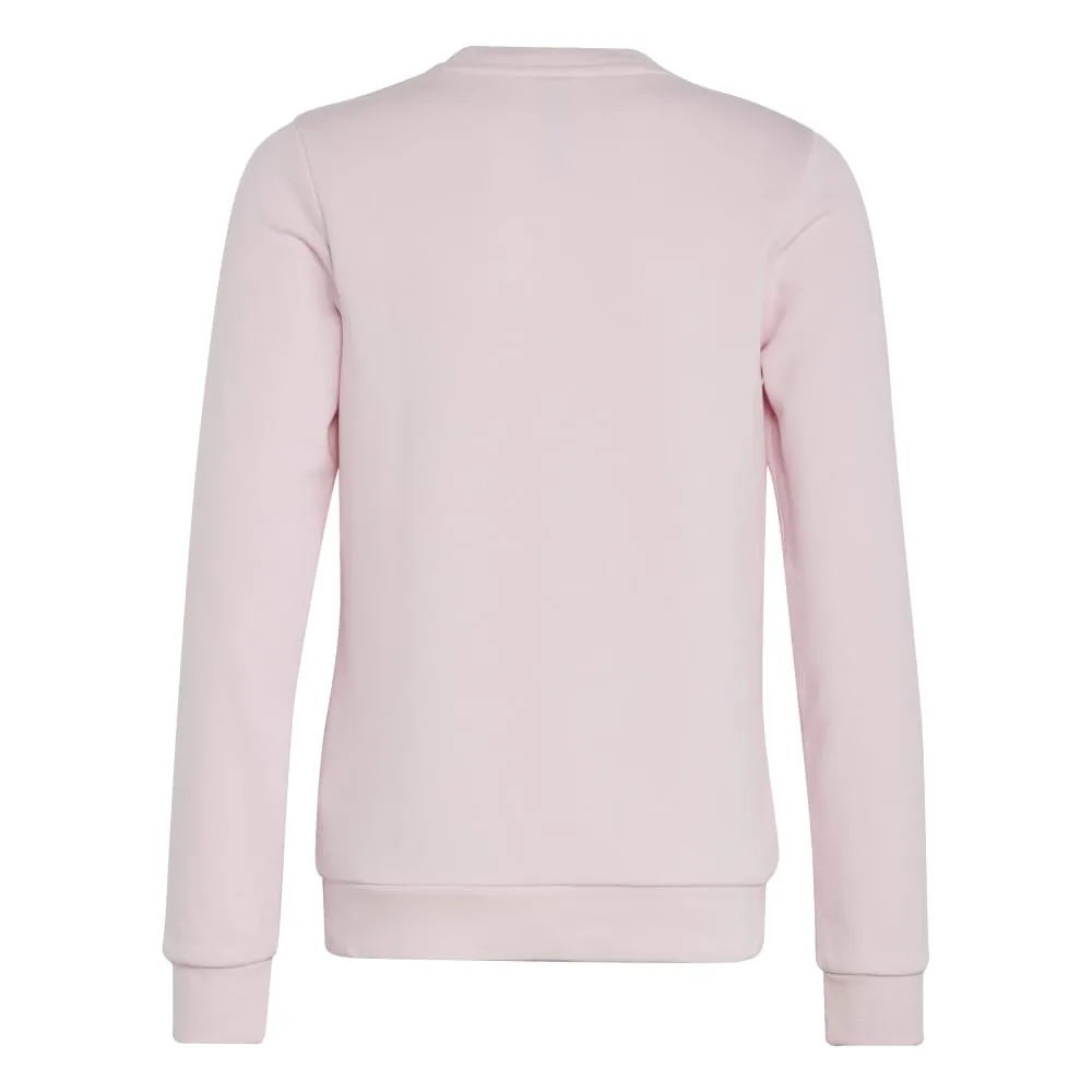 Adidas Girls Essentials Big Logo Cotton Sweatshirt