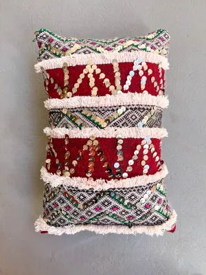 Ain Leuh Small Lumbar Pillow - Handira