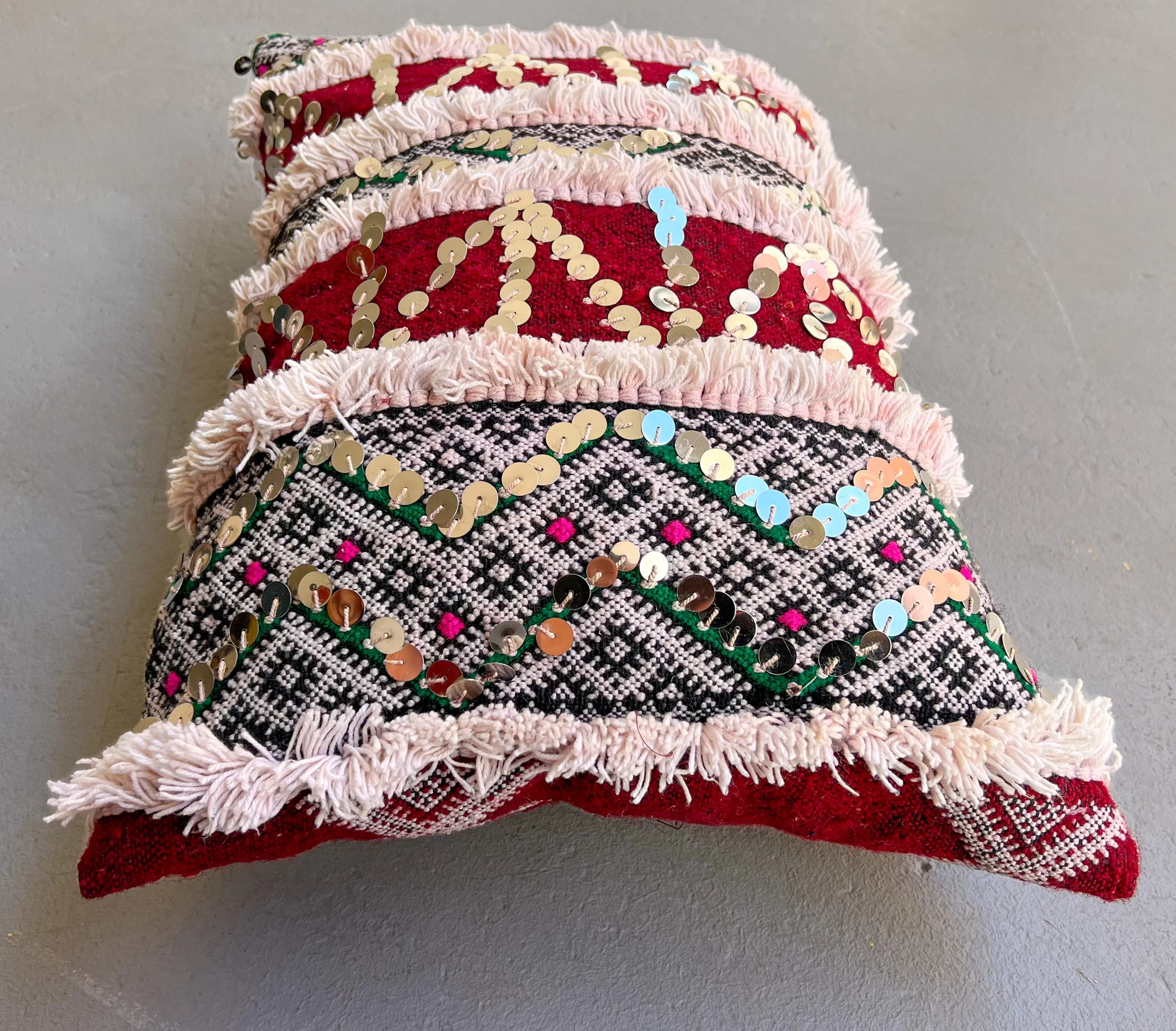 Ain Leuh Small Lumbar Pillow - Handira