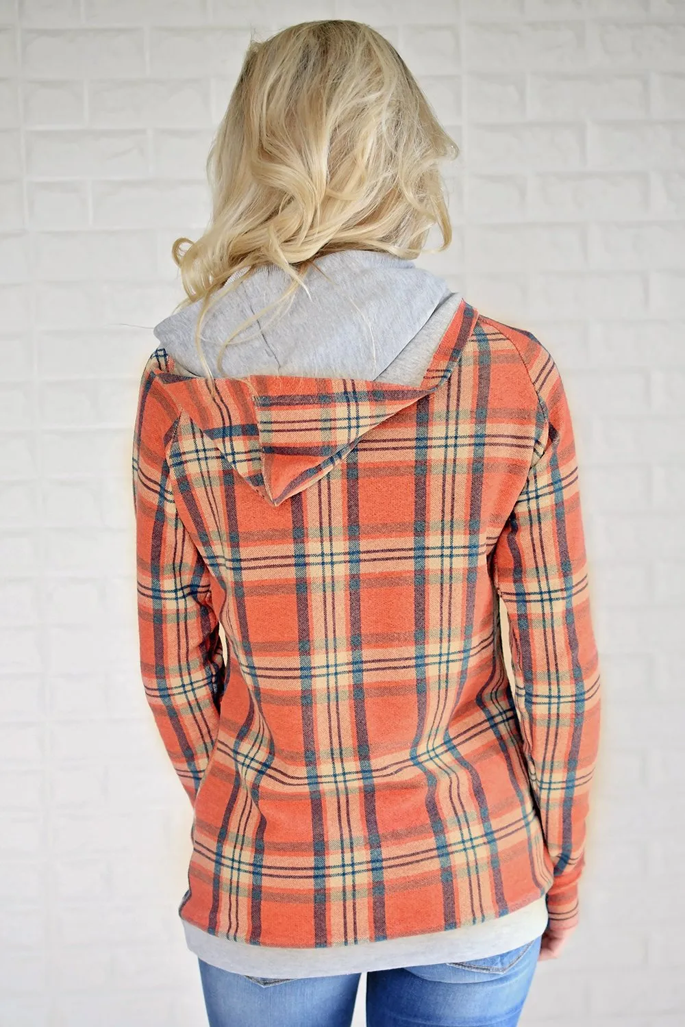 Ampersand Ave. Double Hooded Sweatshirt ~ Colors of Fall