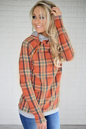 Ampersand Ave. Double Hooded Sweatshirt ~ Colors of Fall