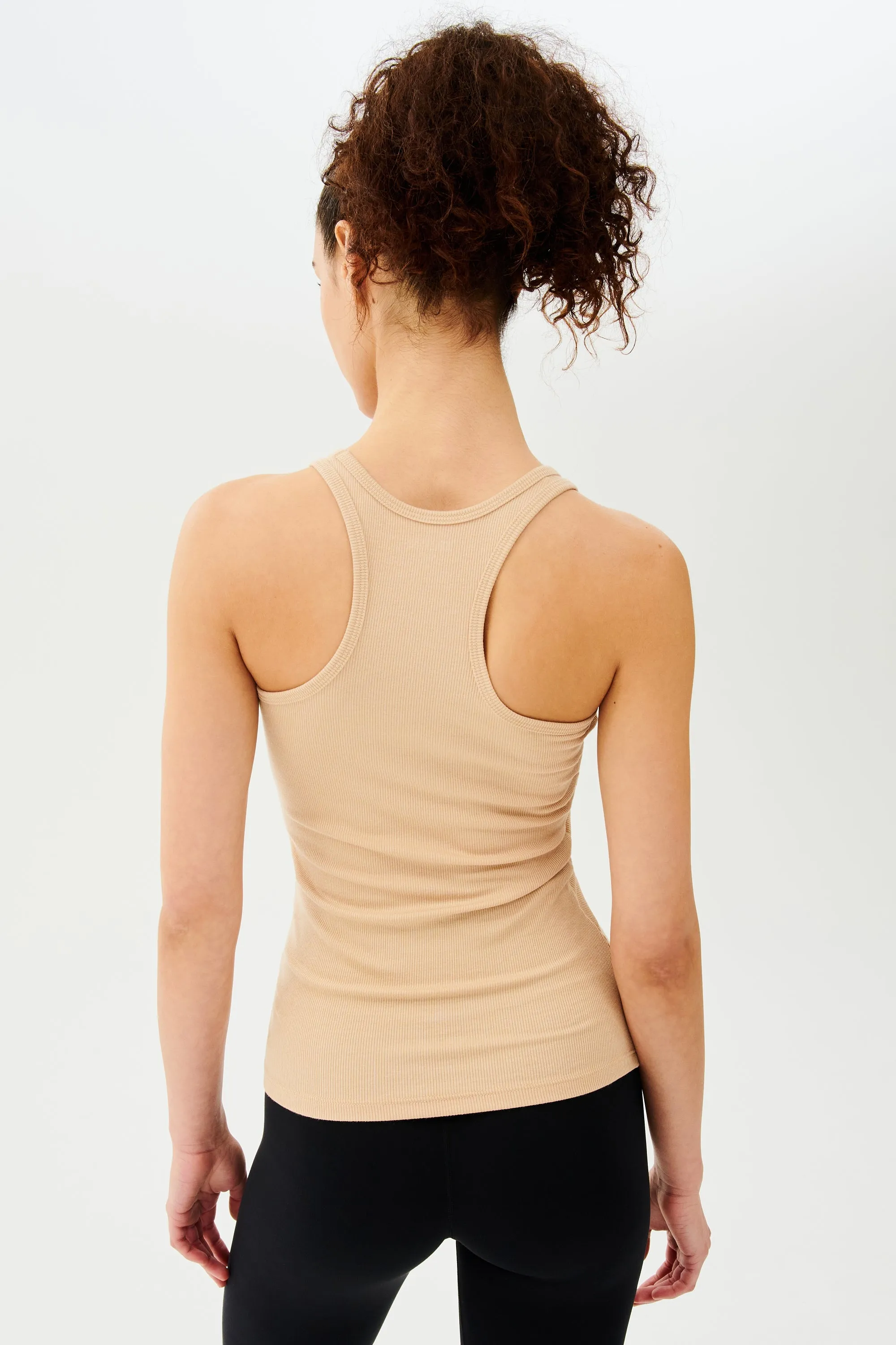Ashby Rib Tank - Nude