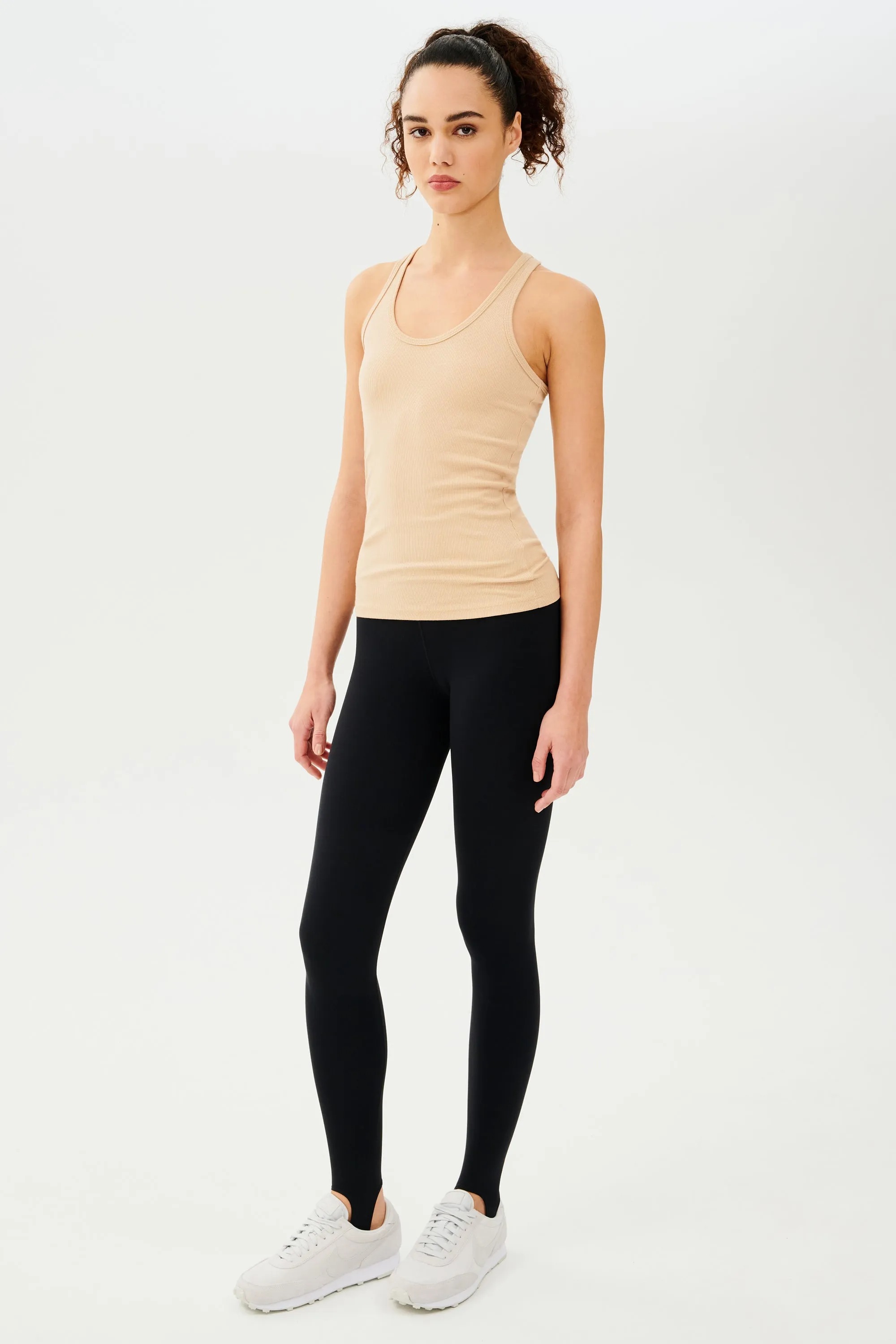 Ashby Rib Tank - Nude