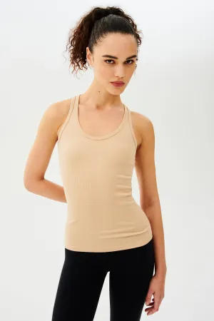Ashby Rib Tank - Nude