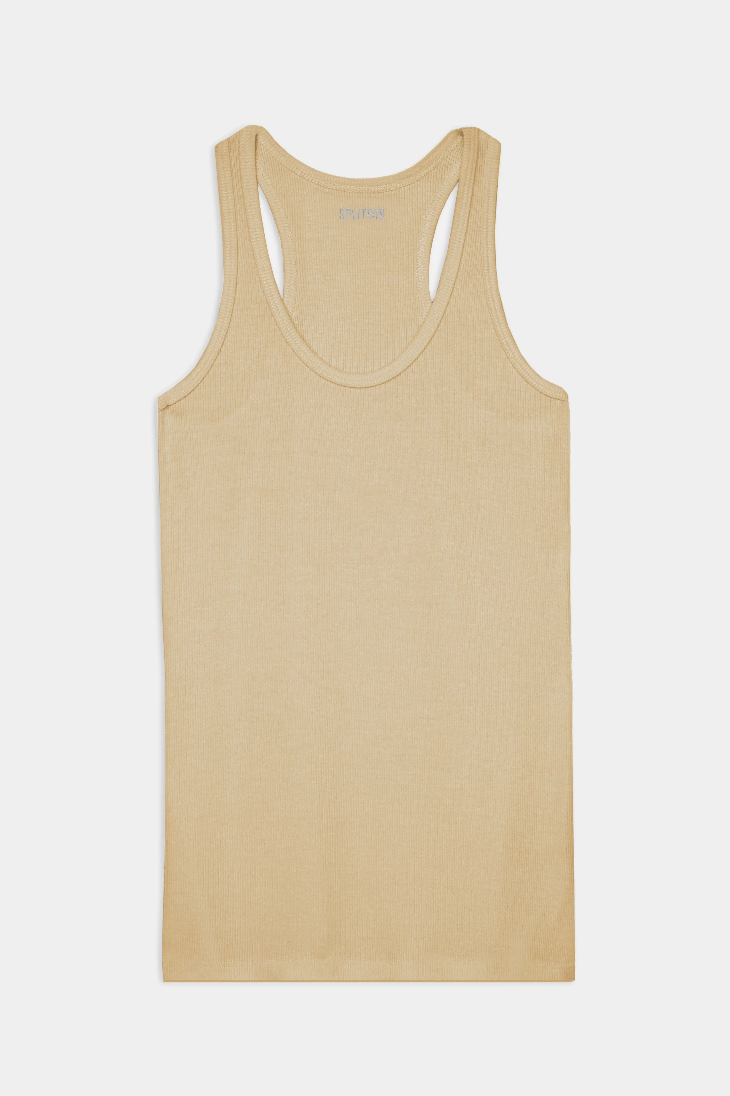 Ashby Rib Tank - Nude