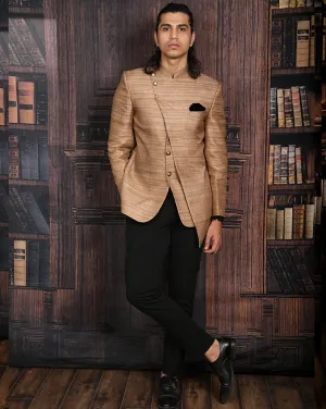 Asymmetrical Bandhgala Jacket