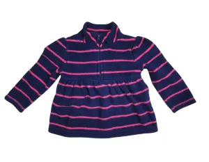 BABY GIRL SIZE 12/18 MONTHS - OLD NAVY, Soft Fleece Pullover EUC B31
