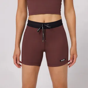 Bandit Running Gridlock 5" Women's Compression Shorts - Chocolate
