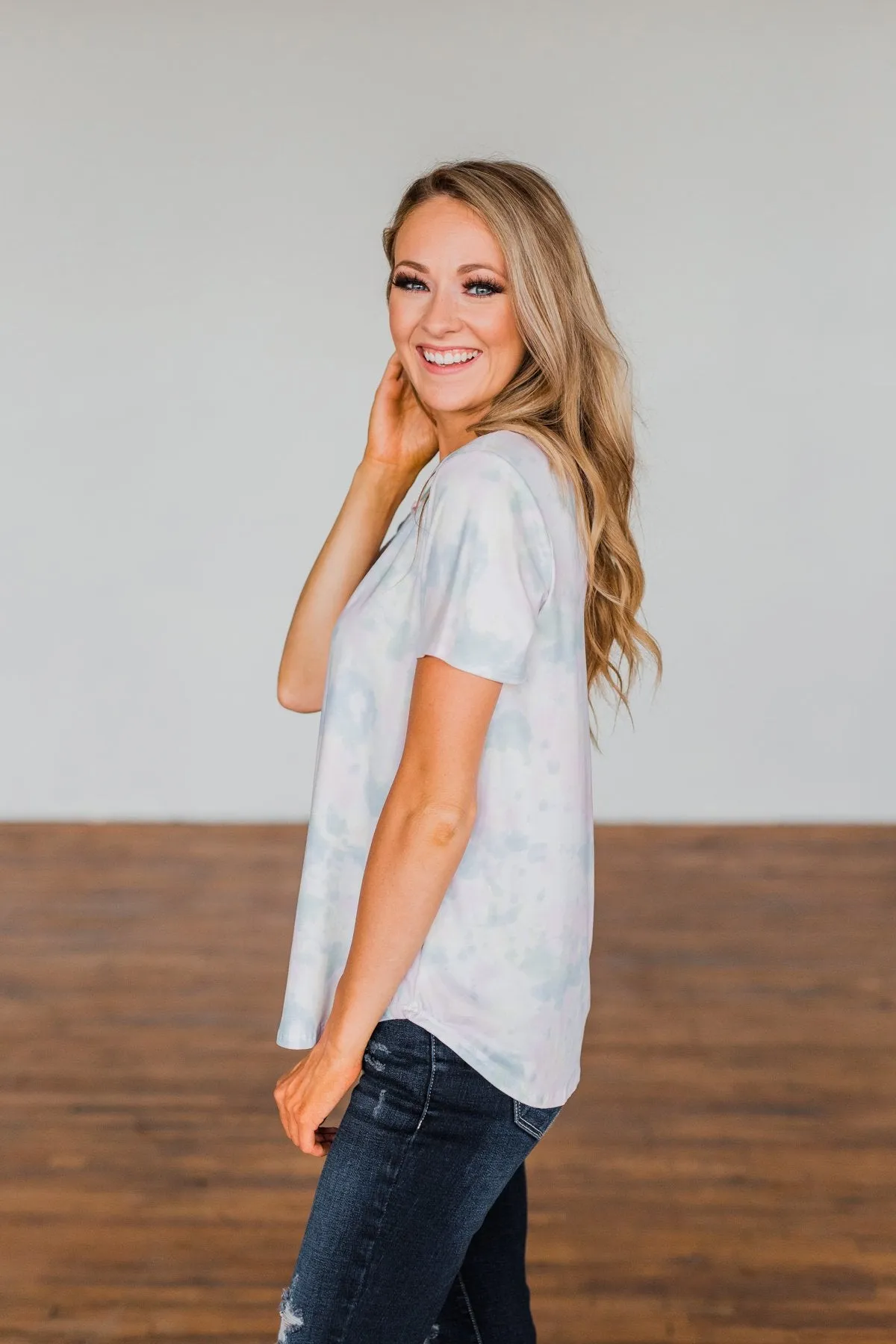 Believe In You Criss Cross Top- Off White, Pink, Yellow, Blue