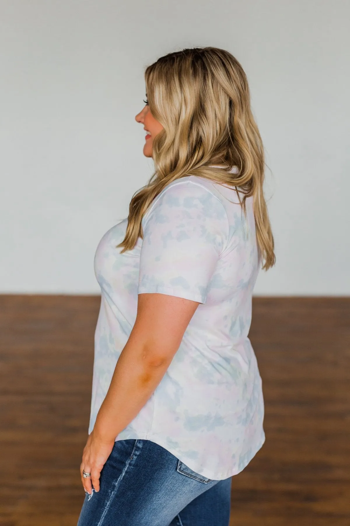 Believe In You Criss Cross Top- Off White, Pink, Yellow, Blue