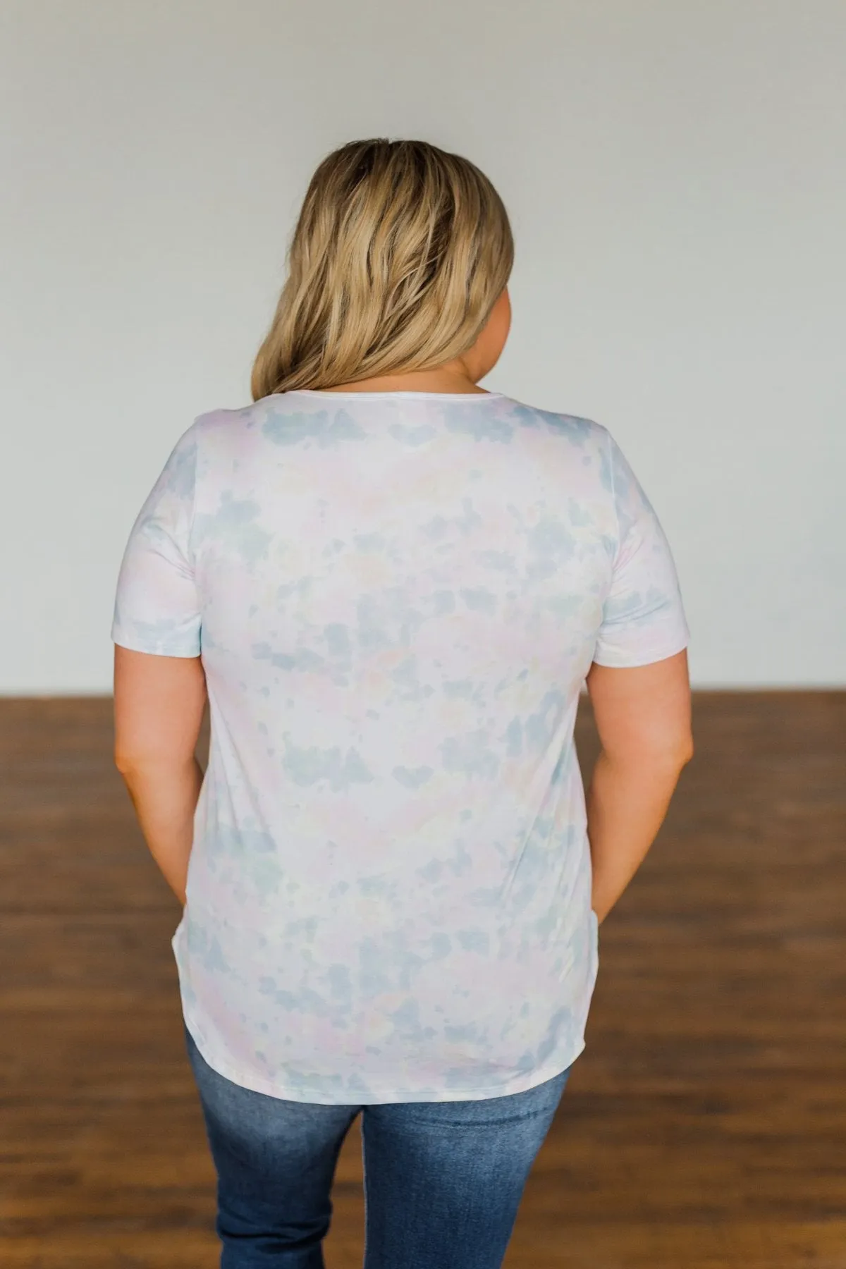 Believe In You Criss Cross Top- Off White, Pink, Yellow, Blue