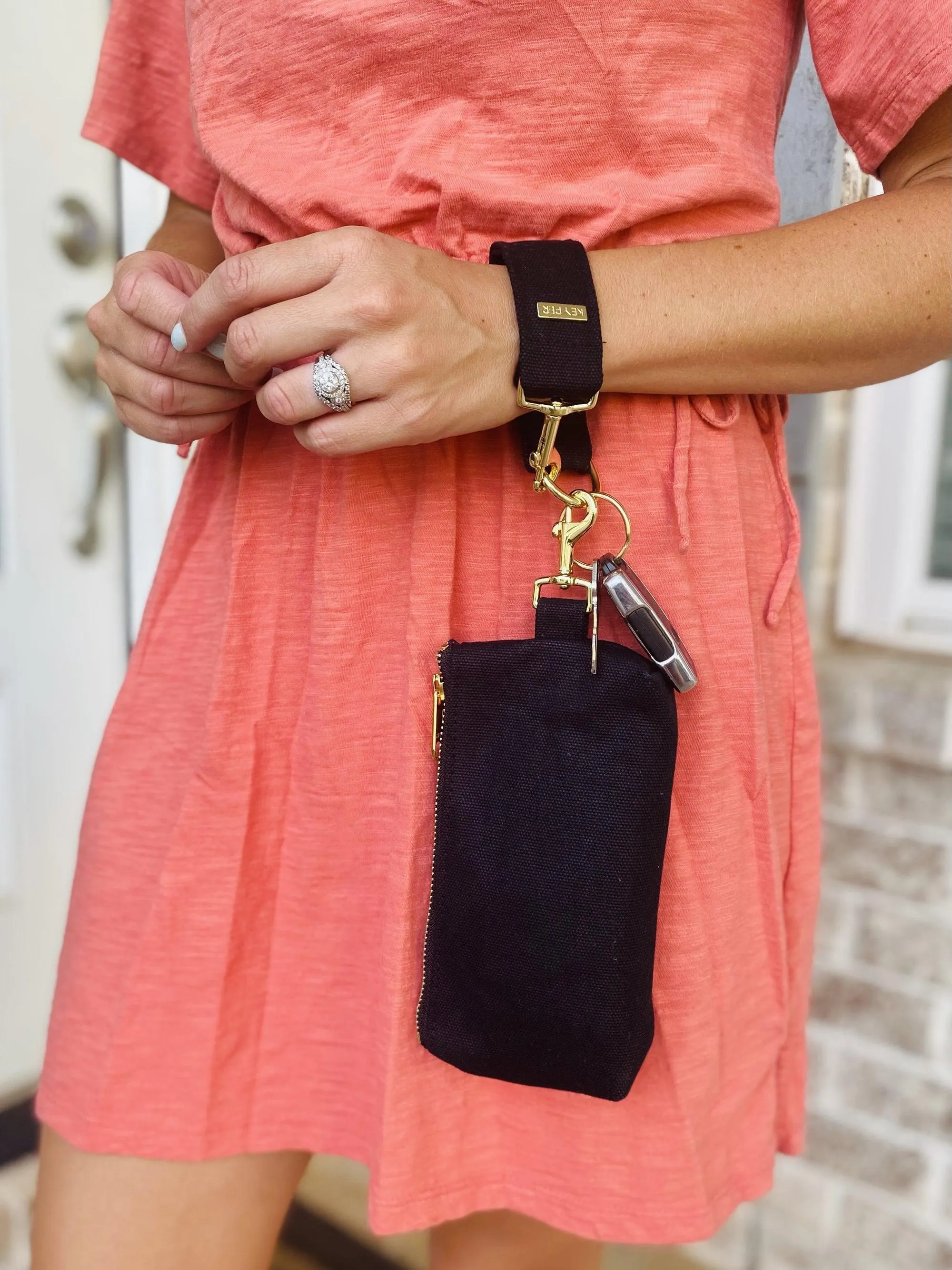 Black CLASSIC CANVAS WRISTLET SET