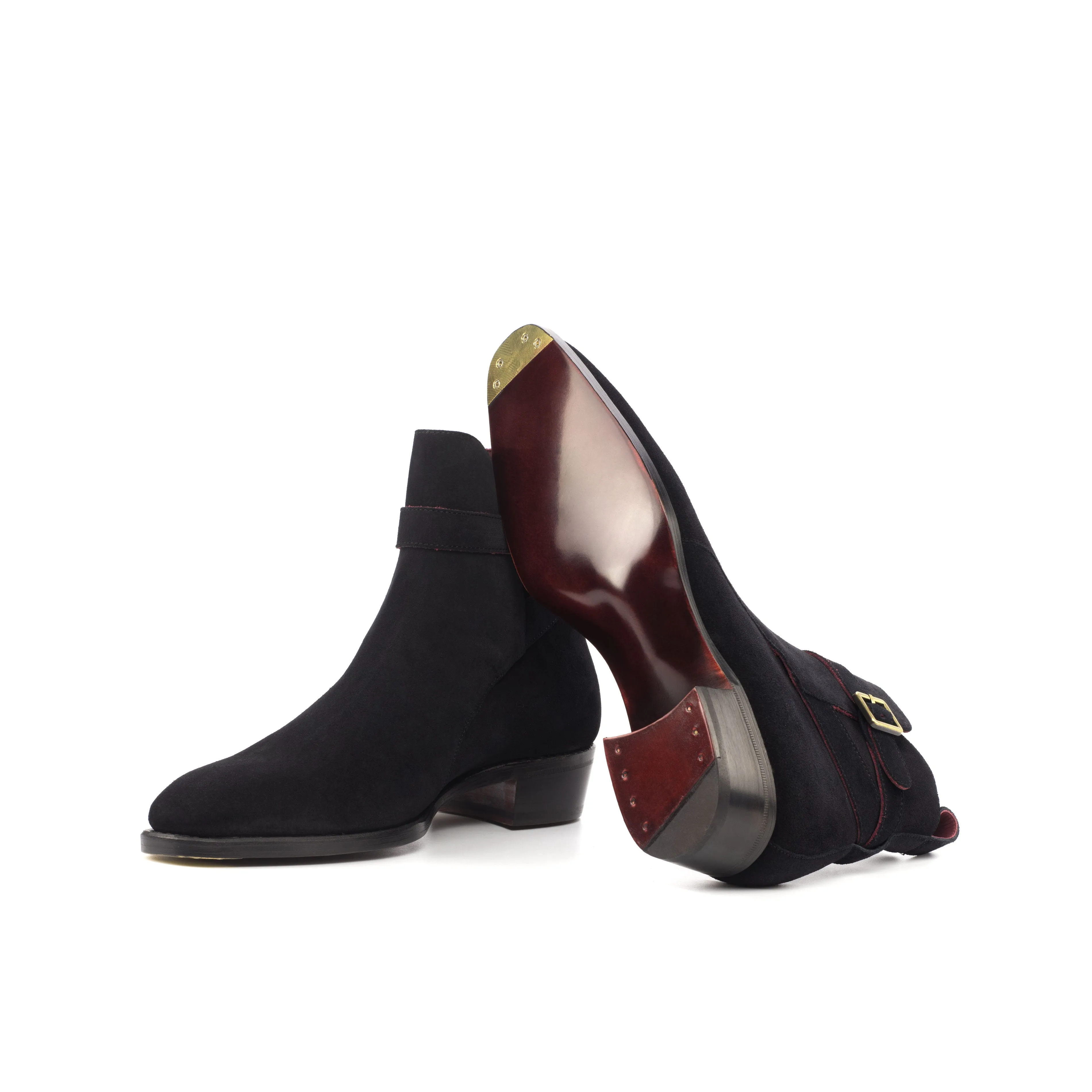 Black Suede Jodhpur Boots