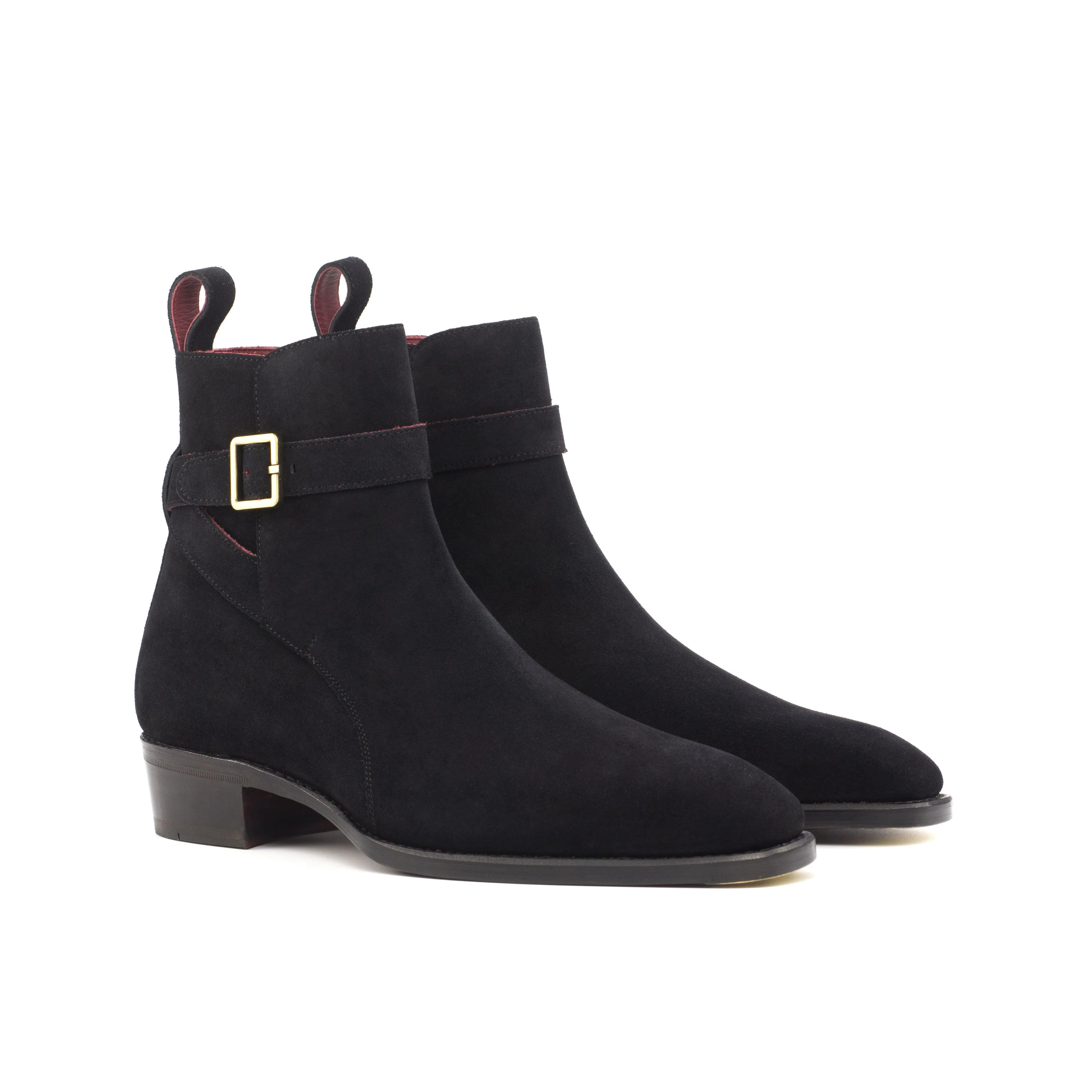 Black Suede Jodhpur Boots