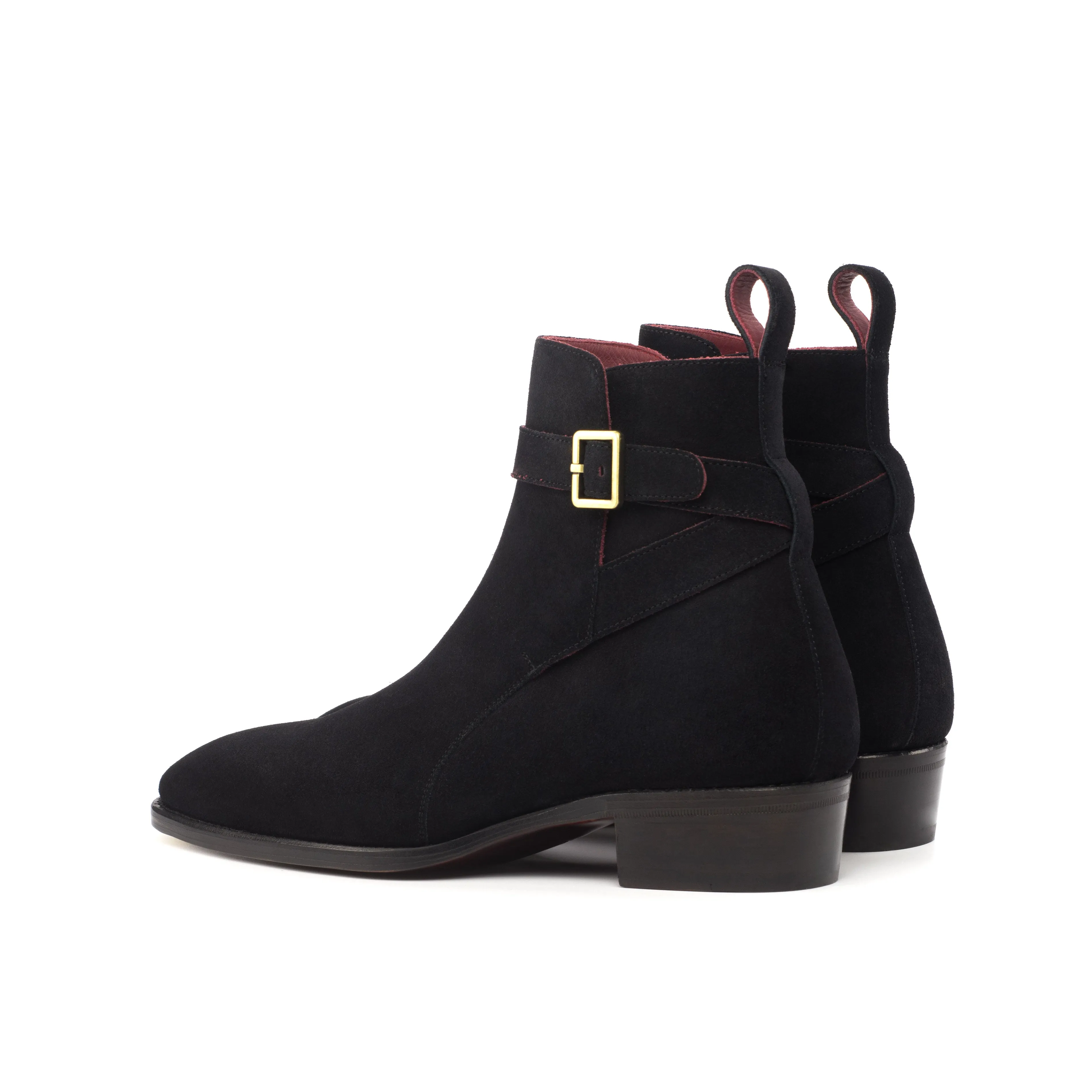 Black Suede Jodhpur Boots