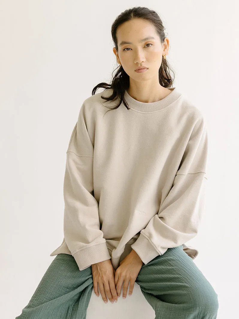Bluza oversize Kind, Warm Beige