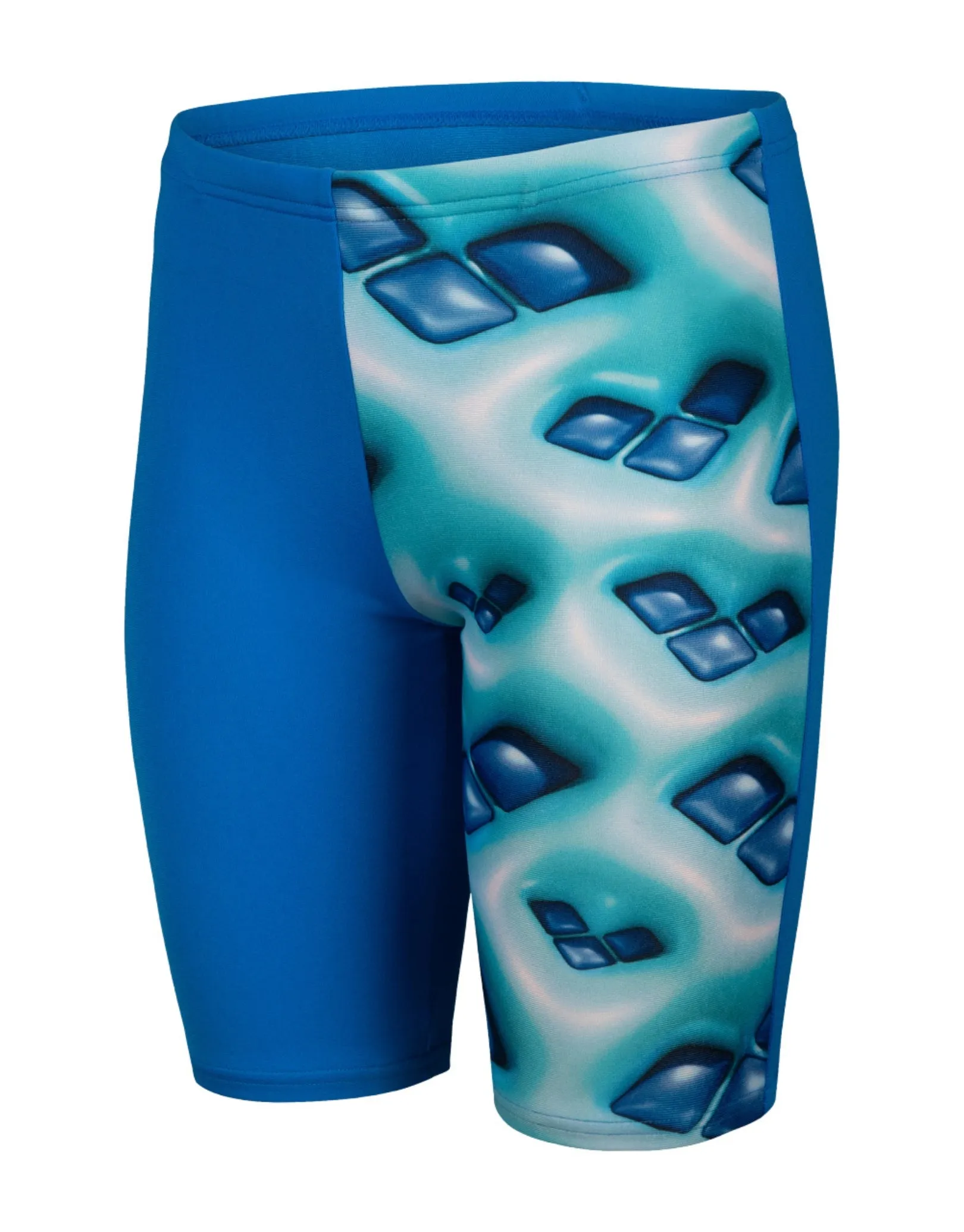 Boys Logo Graphic Swim Jammer - Blue River/Water