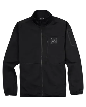 Burton Men's [ak]® Helium Power Grid™ Full-Zip Fleece - True Black
