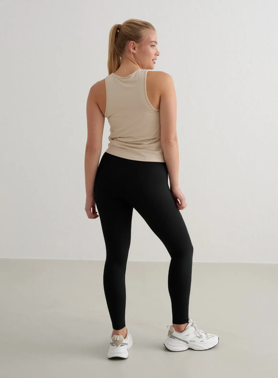 Café Au Lait Soft Basic Singlet