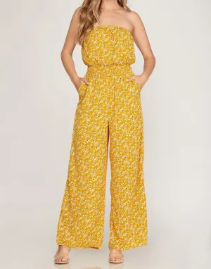 CAMILA JUMPSUIT - YELLOW