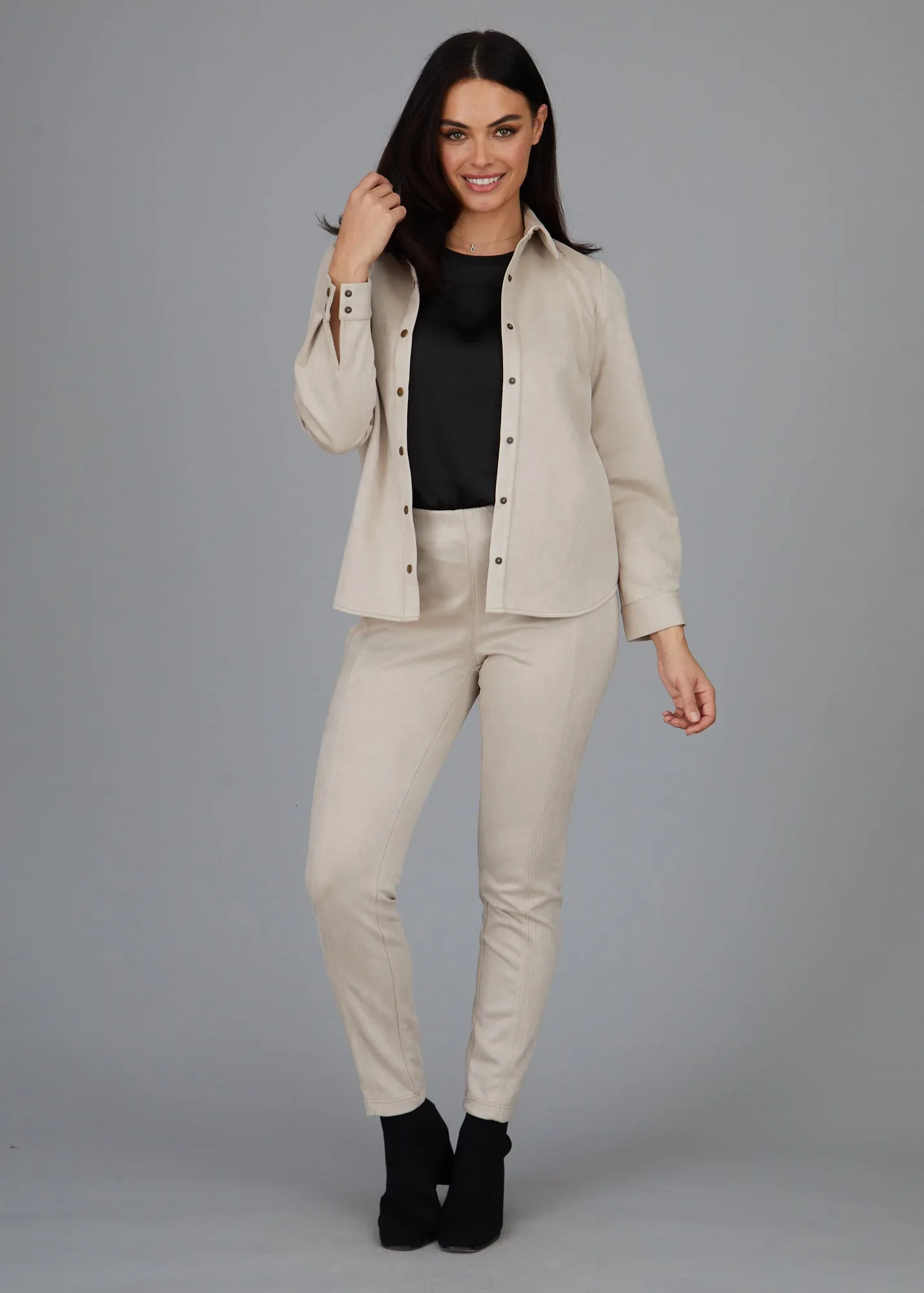 Chantal Legging - Faux Suede: FINAL SALE