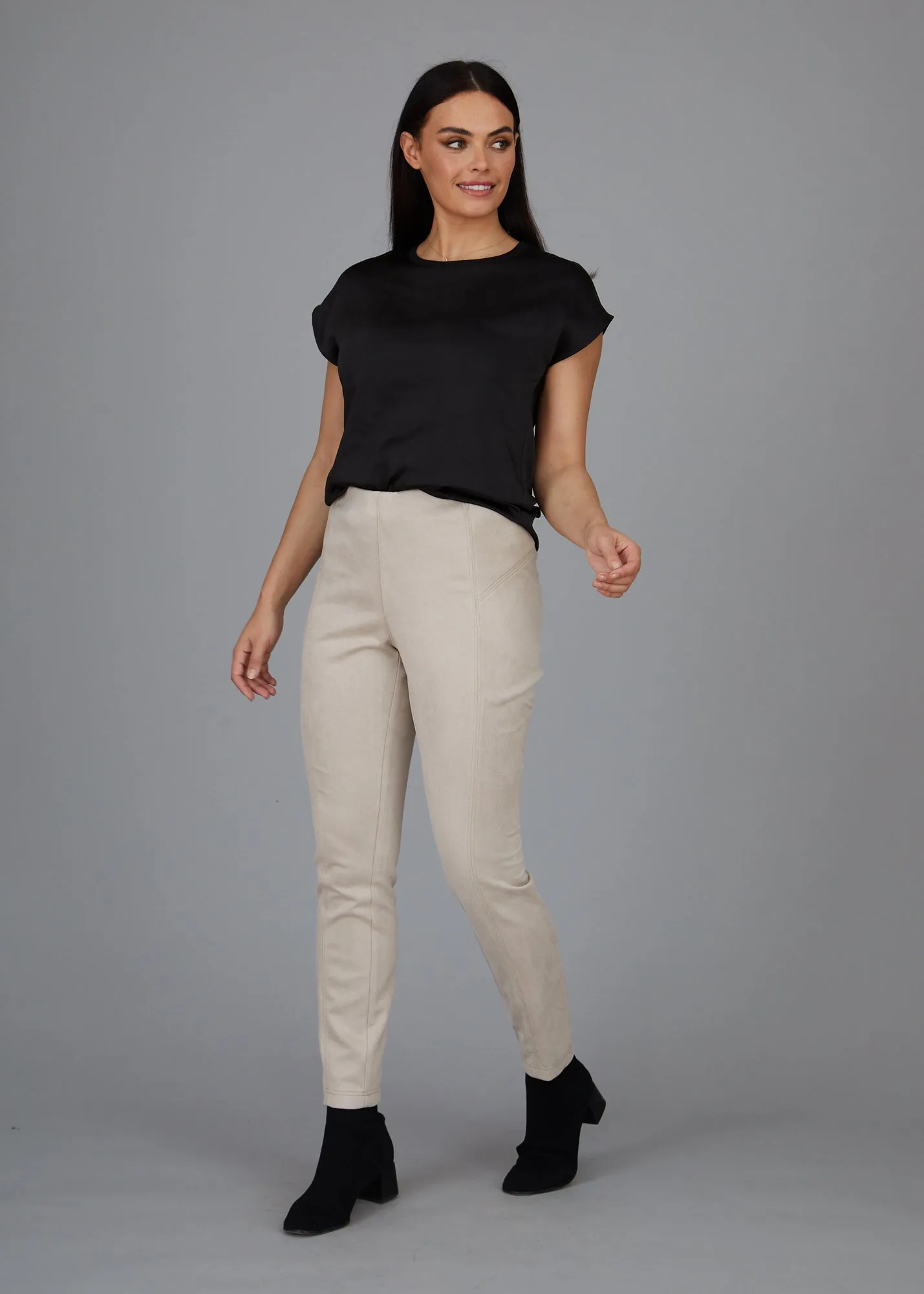 Chantal Legging - Faux Suede: FINAL SALE
