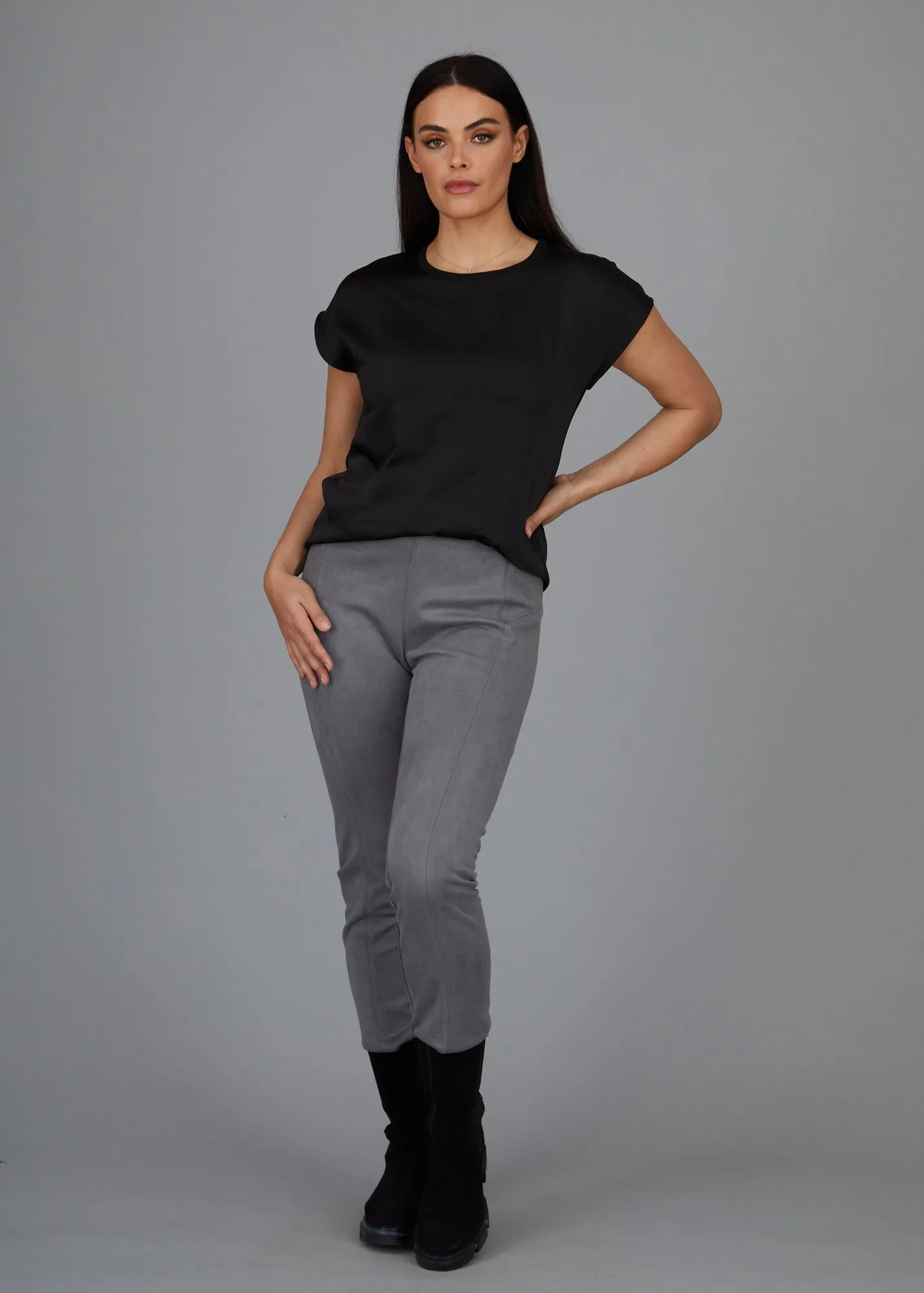 Chantal Legging - Faux Suede: FINAL SALE