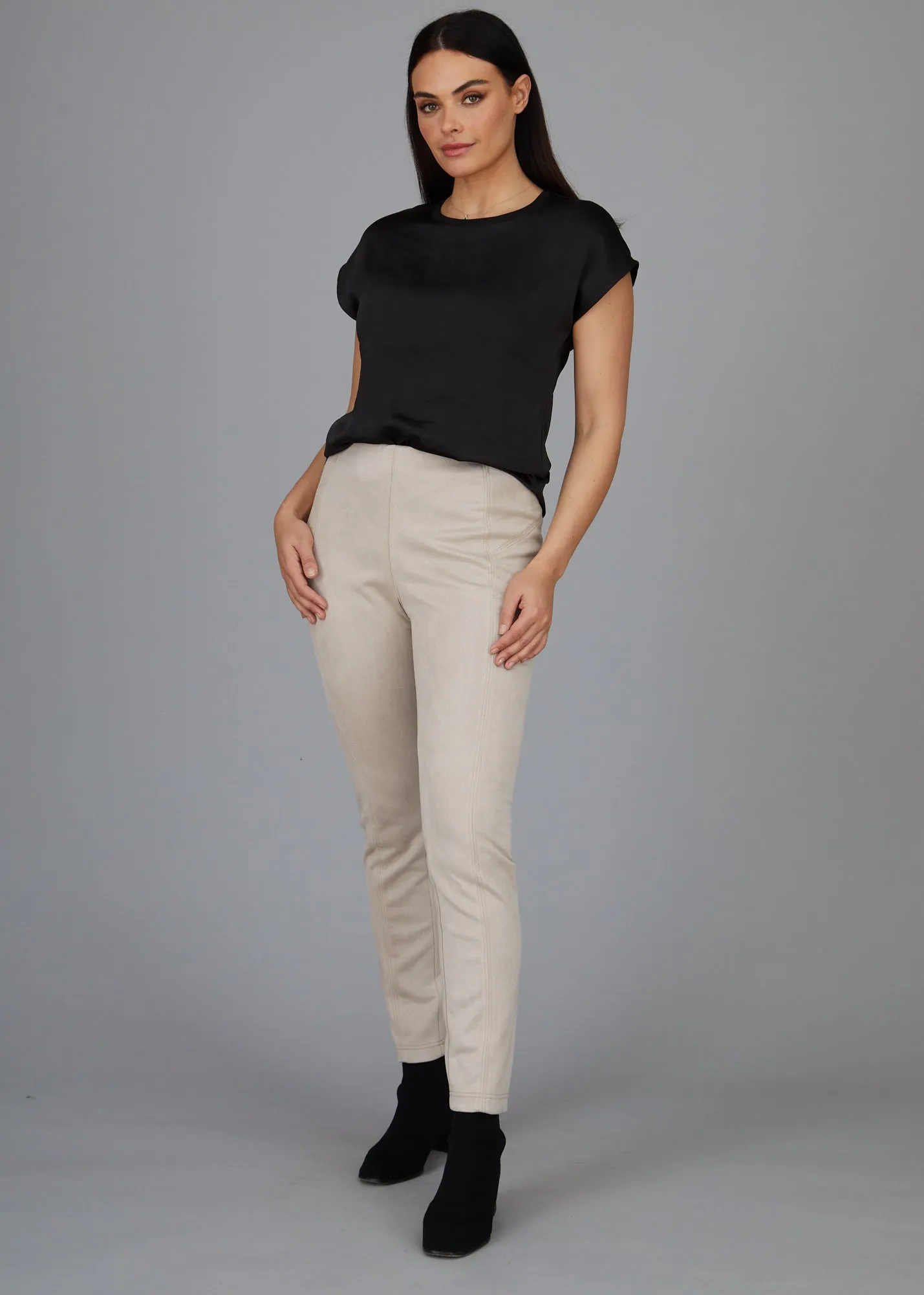 Chantal Legging - Faux Suede: FINAL SALE