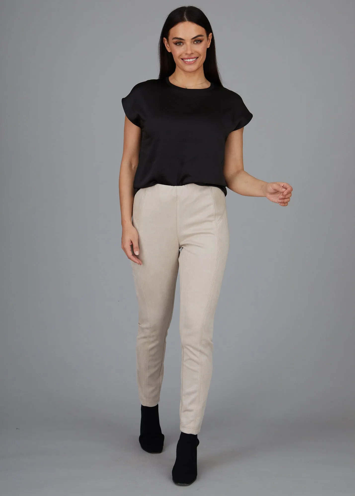 Chantal Legging - Faux Suede: FINAL SALE
