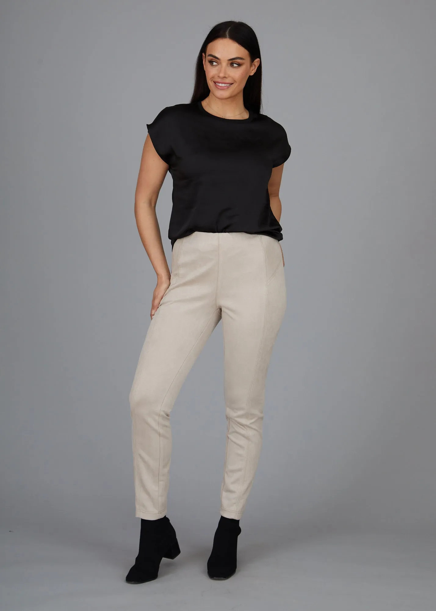 Chantal Legging - Faux Suede: FINAL SALE
