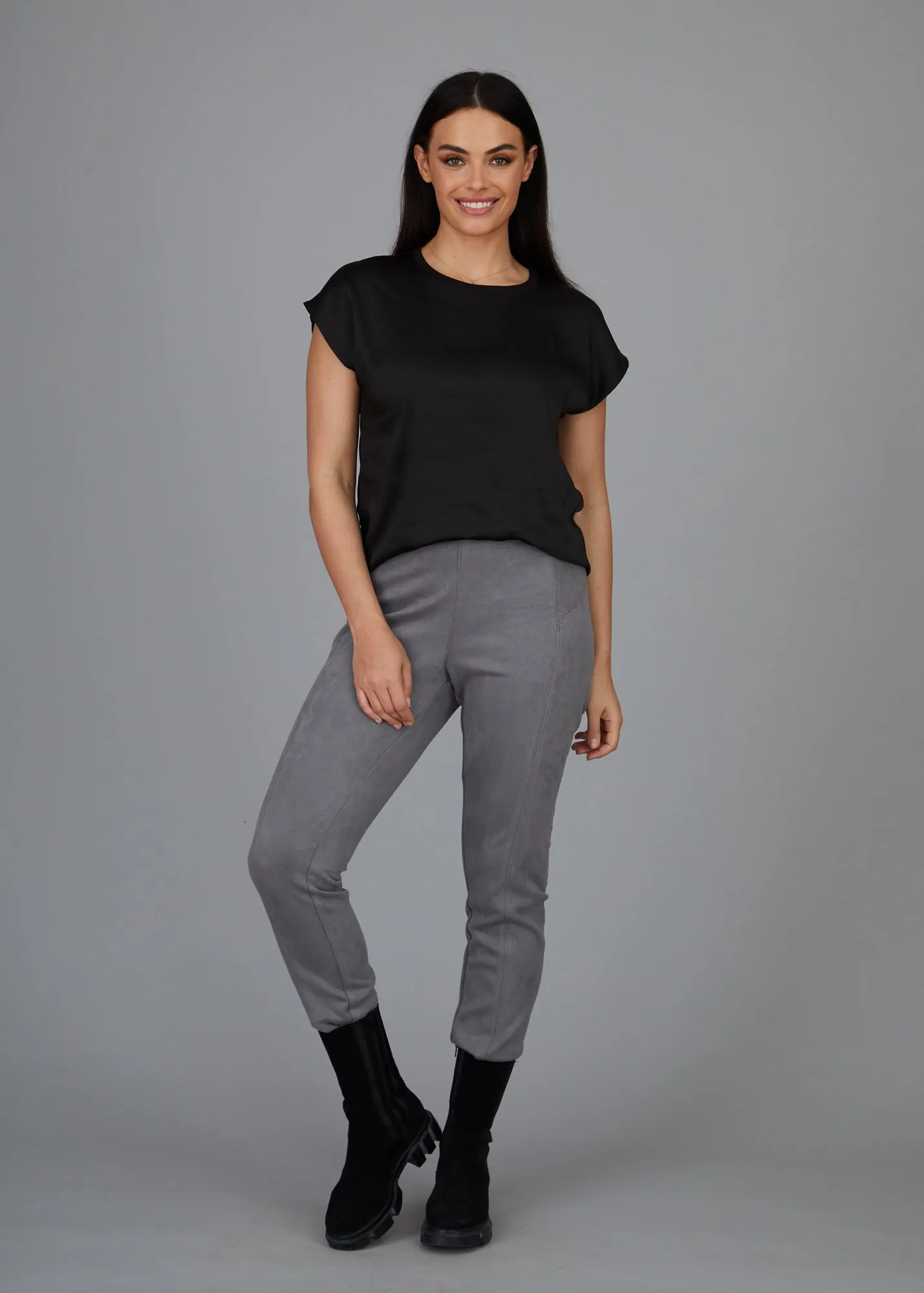Chantal Legging - Faux Suede: FINAL SALE
