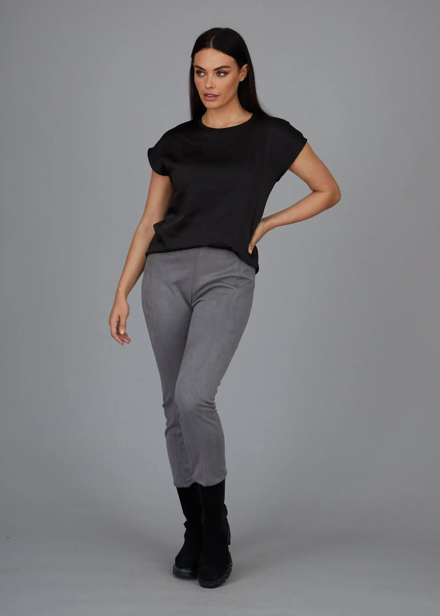 Chantal Legging - Faux Suede: FINAL SALE