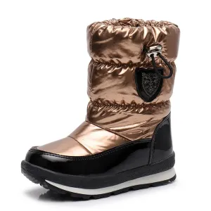 Children Snow Boots Winter Plus Velvet Warm Cotton Shoes Parent-child Boots Unisex Baby Wool Boots Kid Shoes