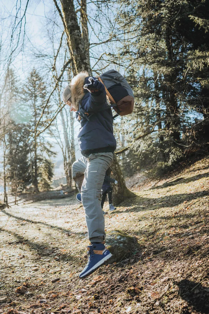 CHILDREN'S WARM WATER-REPELLENT HIKING TROUSERS - SH100 - AGE 7-15