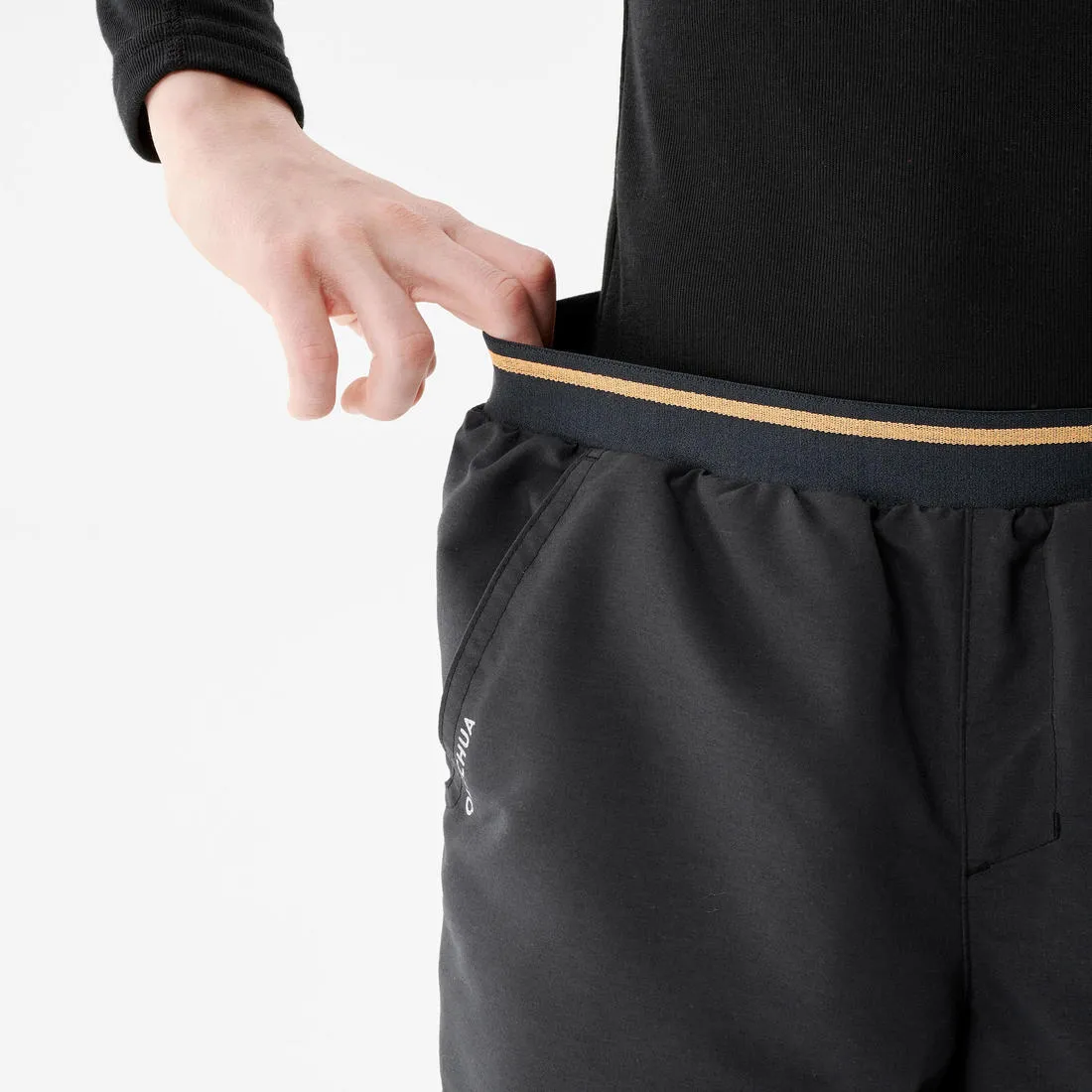 CHILDREN'S WARM WATER-REPELLENT HIKING TROUSERS - SH100 - AGE 7-15