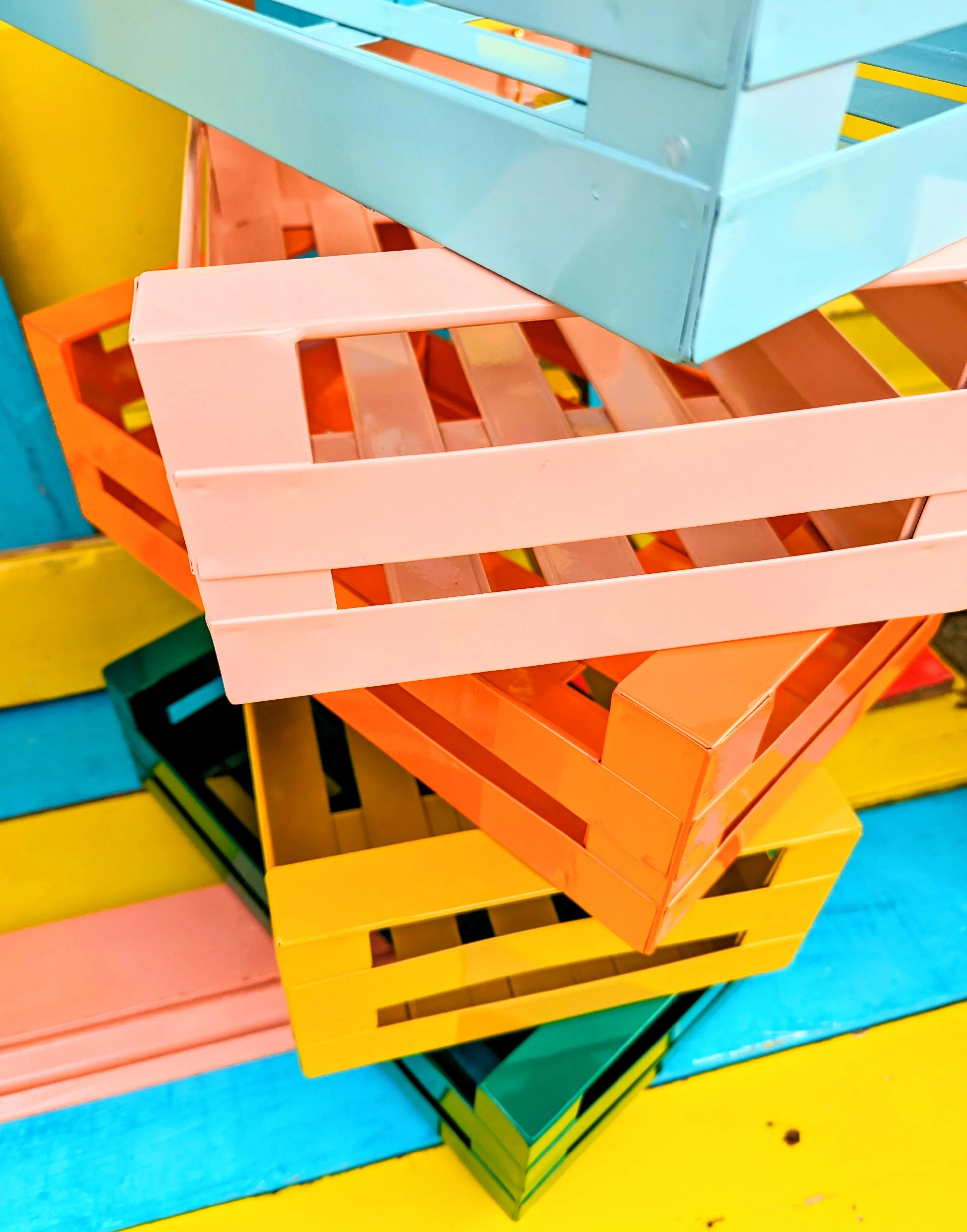 Colour pop enamel crates