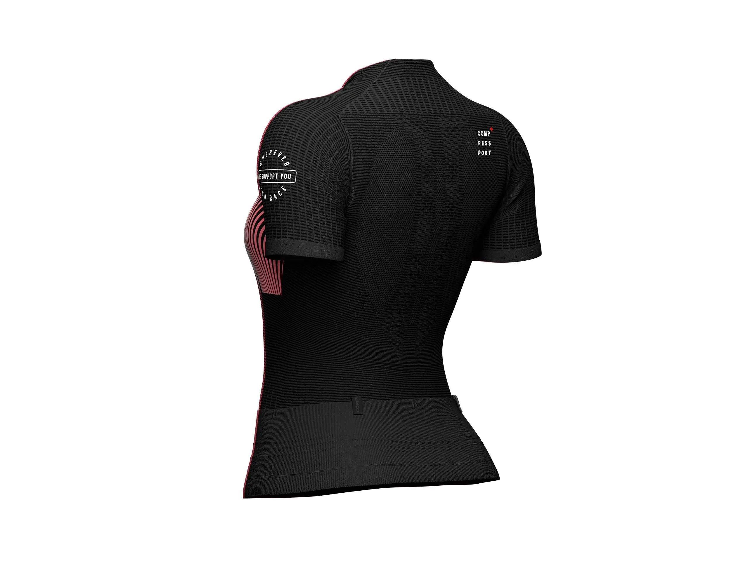 Compressport Women's Trail Postural SS Top - Black ( AW00089B_990 )