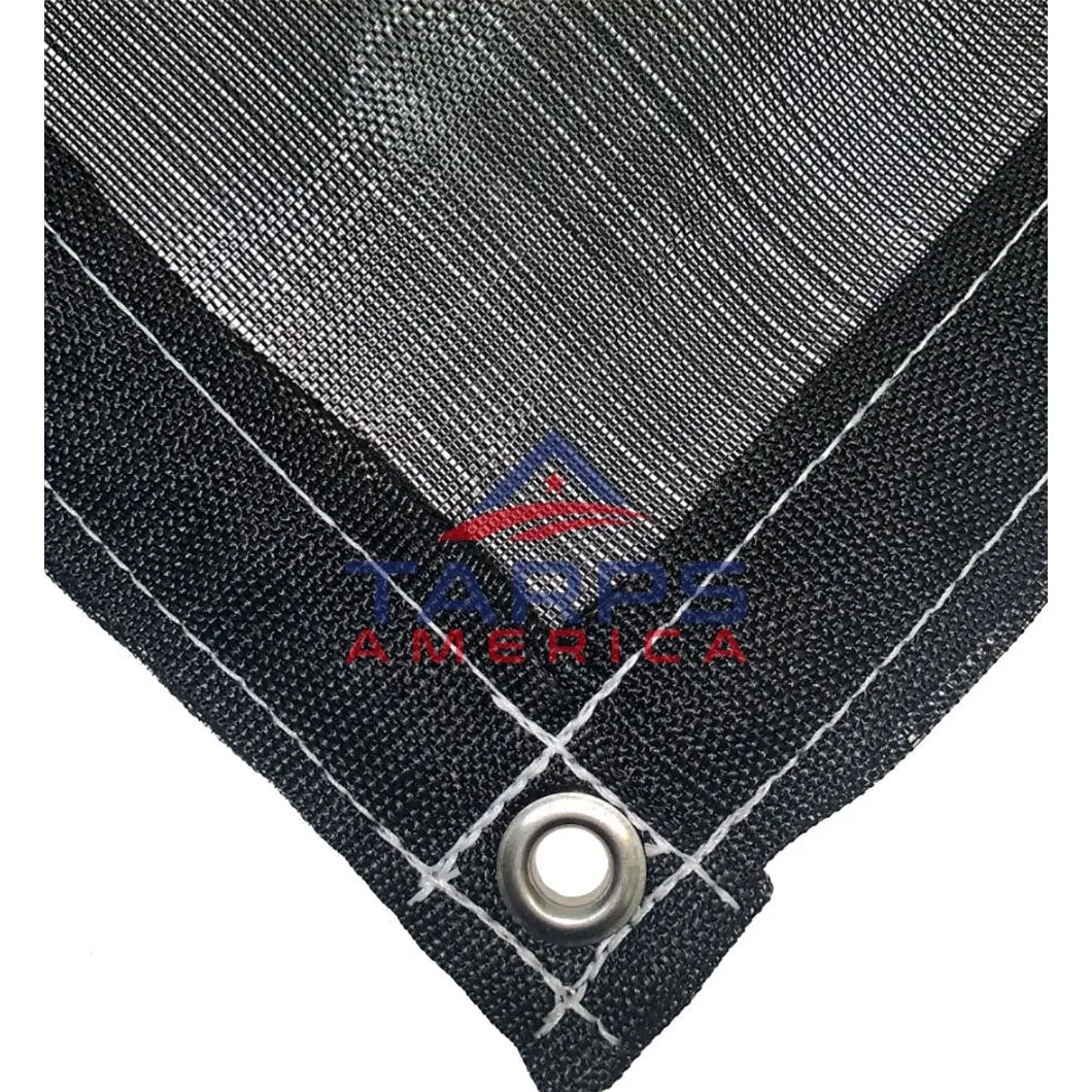 Custom Black 73% Shade Cloth Mesh Tarp