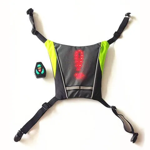 Cycling / Running / Walking Safety LED Lit Turn Signal Vest