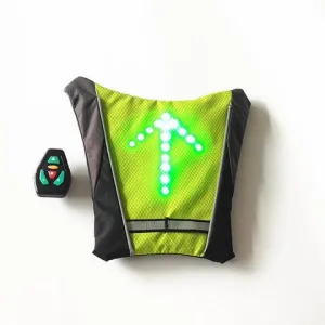 Cycling / Running / Walking Safety LED Lit Turn Signal Vest