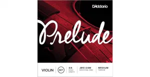 D'Addario Prelude Violin String Set   MEDIUM