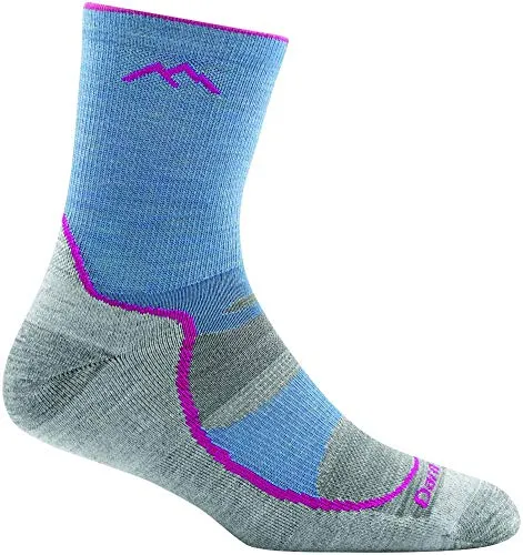 Darn Tough Kids 3024 Light Hiker Girls Jr. Micro Crew Lightweight with Cushion Merino Wool Socks