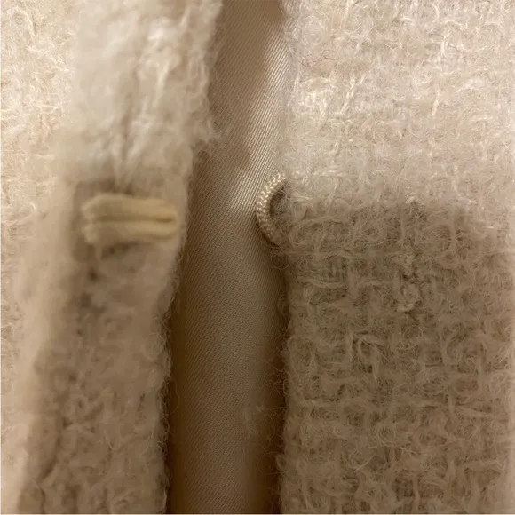 Eileen Fisher Cream Teddy Jacket