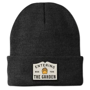 Entering The Gahden Bear Paw Patch Cuff Knit