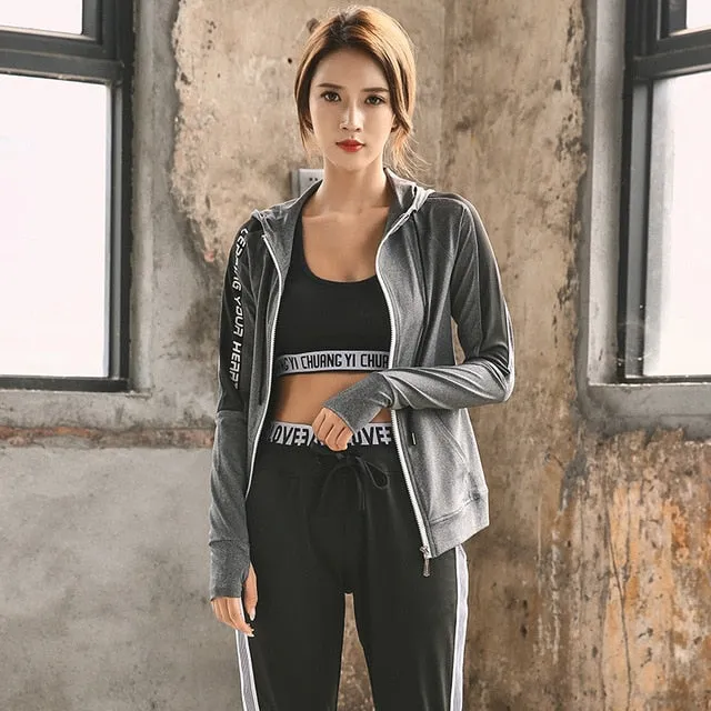 Fit Zipper Running Jacket