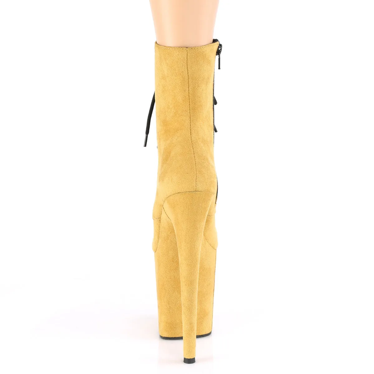 FLAMINGO-1020FS  Mustard Faux Suede/Mustard Faux Suede